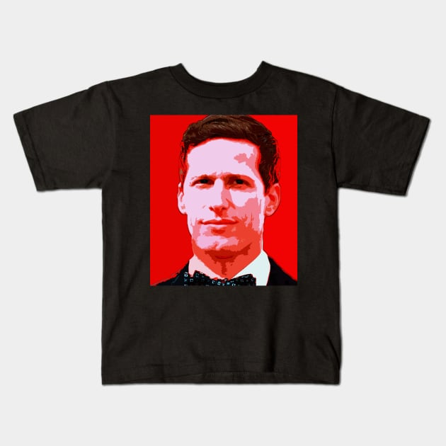 andy samberg Kids T-Shirt by oryan80